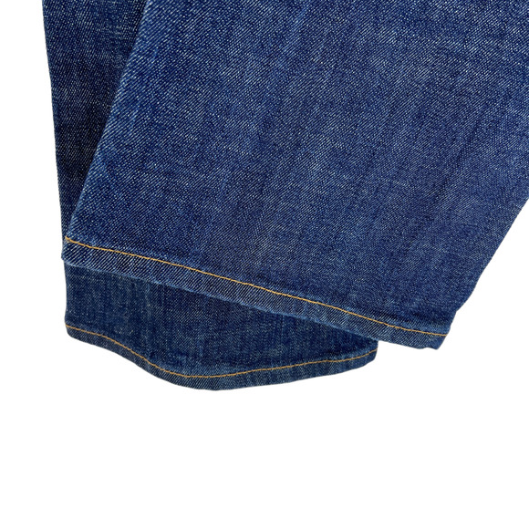Five Four x Mark Mcnairy Men's Jean Button Fly Straight Blue Ducks 33 x 31 Denim - Picture 6 of 8